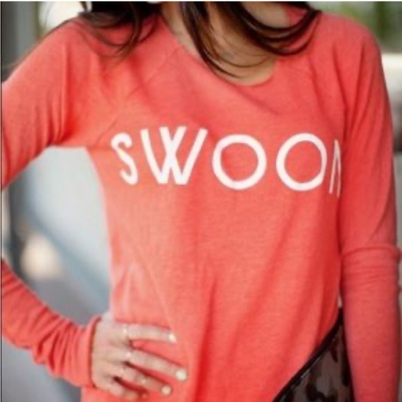 WILDFOX Women’s Sweater SWOON Long Sleeve coral Size XS GUC - Picture 1 of 10